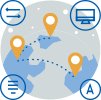Facebook marketing icon